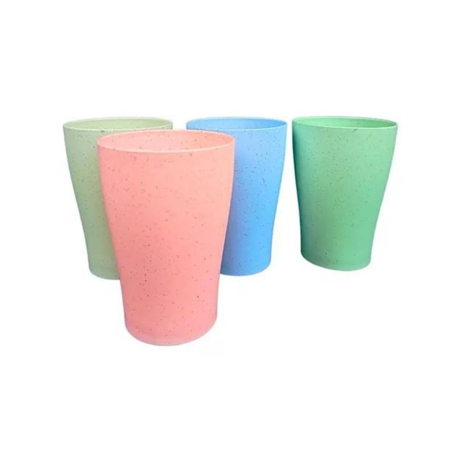 PACK DE 4 VASOS FIBRA DE TRIGO ECOLOGICO - 4
