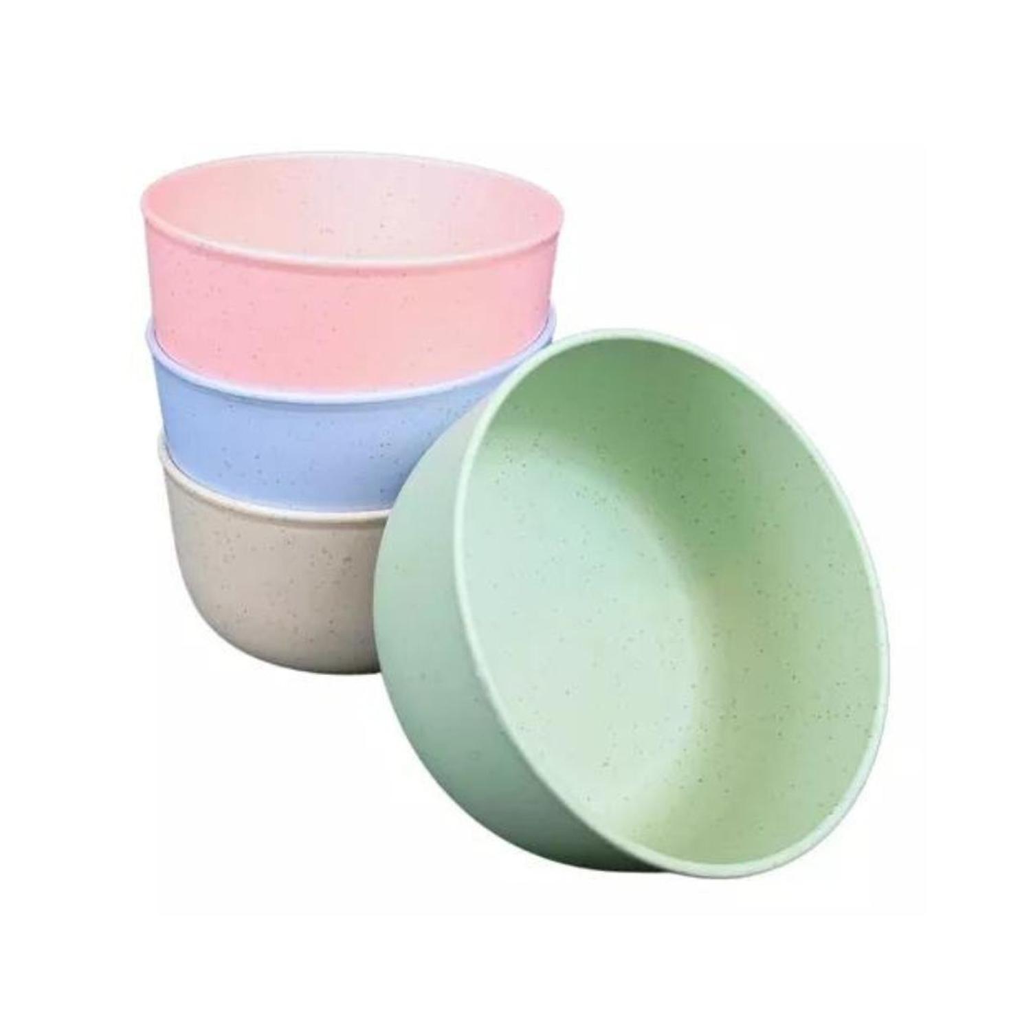 PACK 4 BOWL DE FIBRA DE TRIGO ECOLOGICO