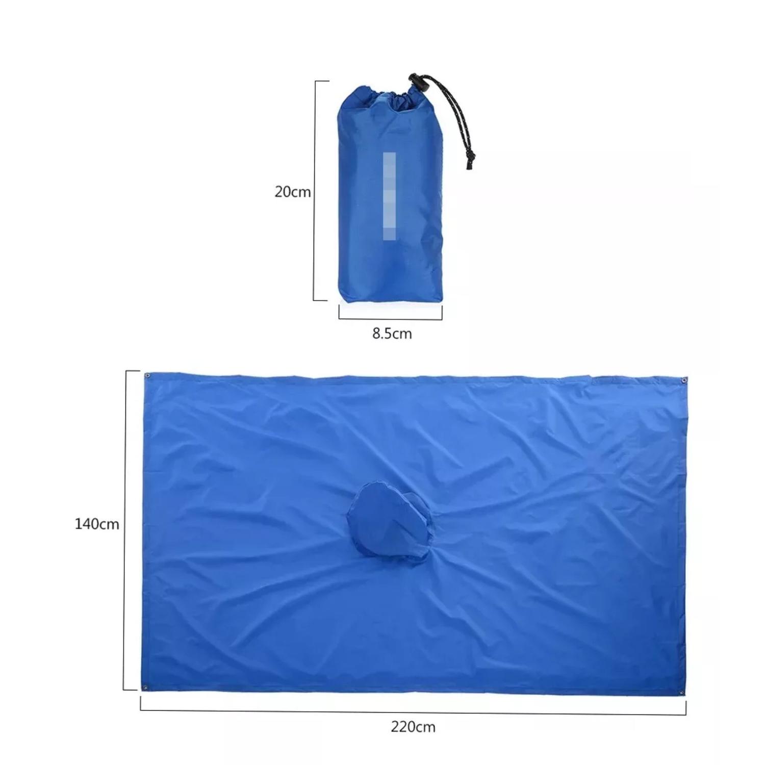 PONCHO CHUBASQUERO EKOI IMPERMEABLE PARA LLUVIA MULTIFUNCION TAMAÑO TALLA ÚNICA - 3