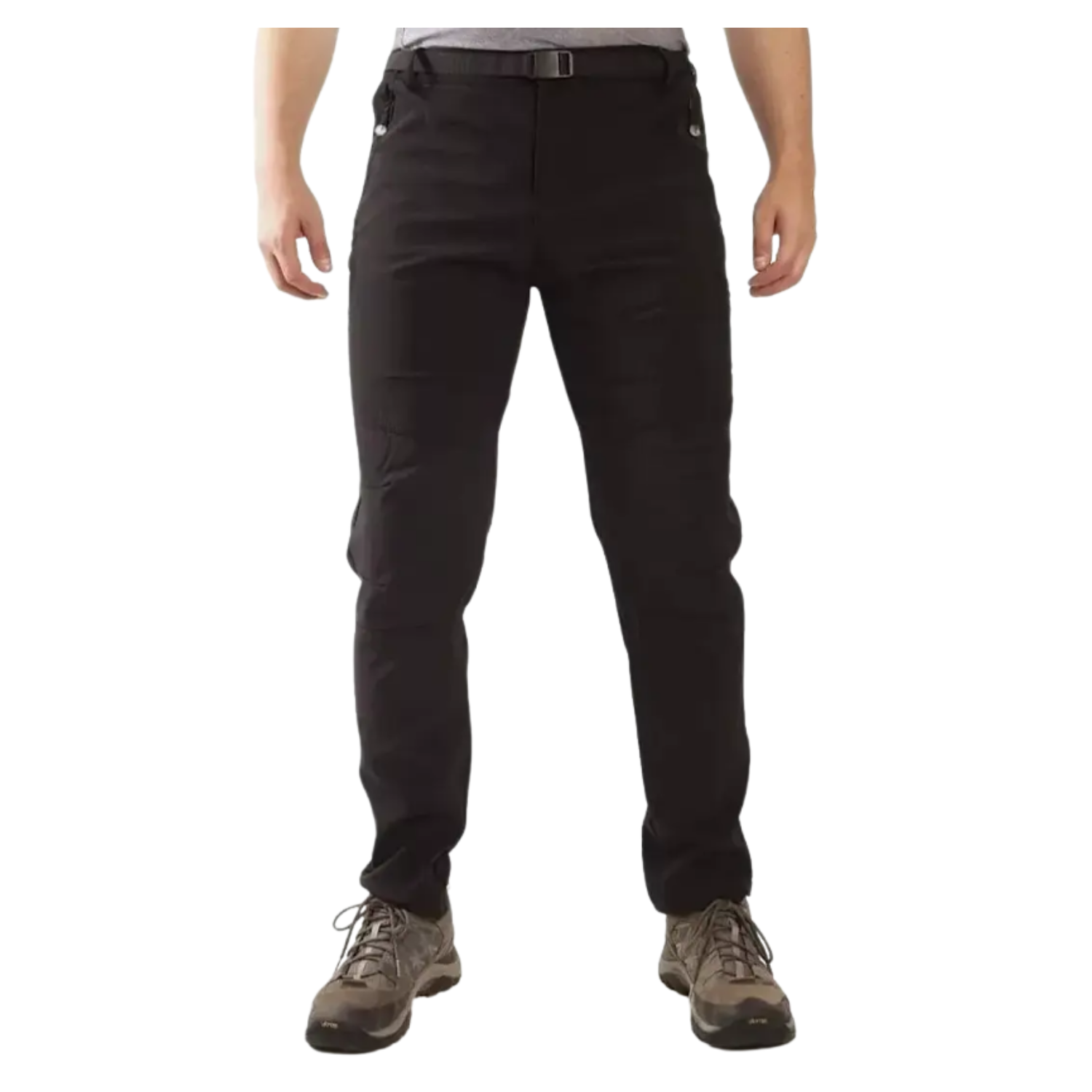PANTALON HOMBRE EKOI VERDE SOFTSHELL TERMICO IMPERMEABLE CON MICROPOLAR - 1