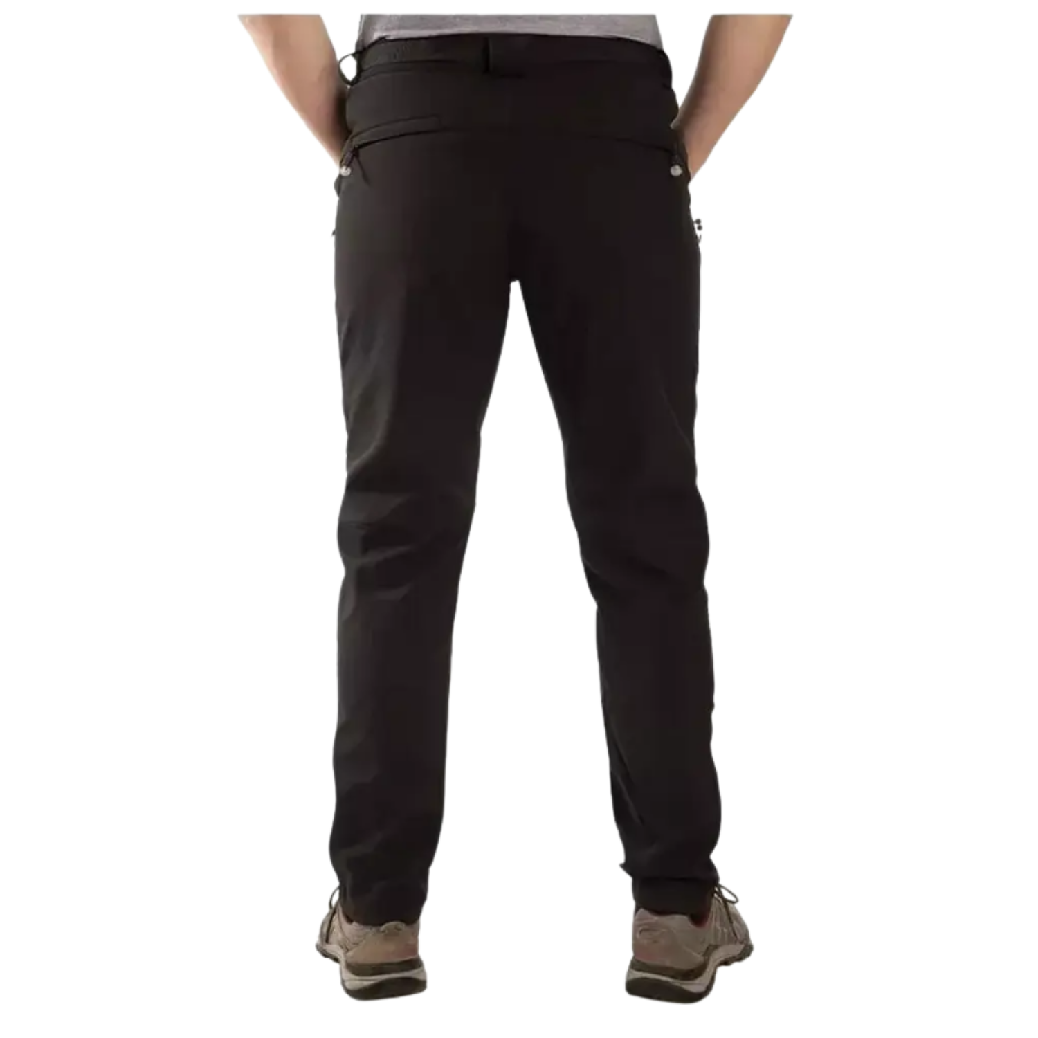 PANTALON HOMBRE EKOI VERDE SOFTSHELL TERMICO IMPERMEABLE CON MICROPOLAR - 2
