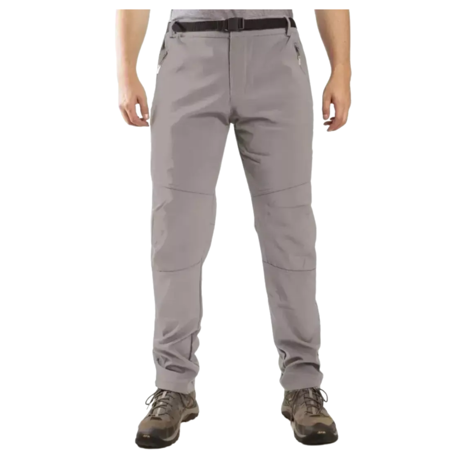 PANTALON HOMBRE EKOI VERDE SOFTSHELL TERMICO IMPERMEABLE CON MICROPOLAR - 4