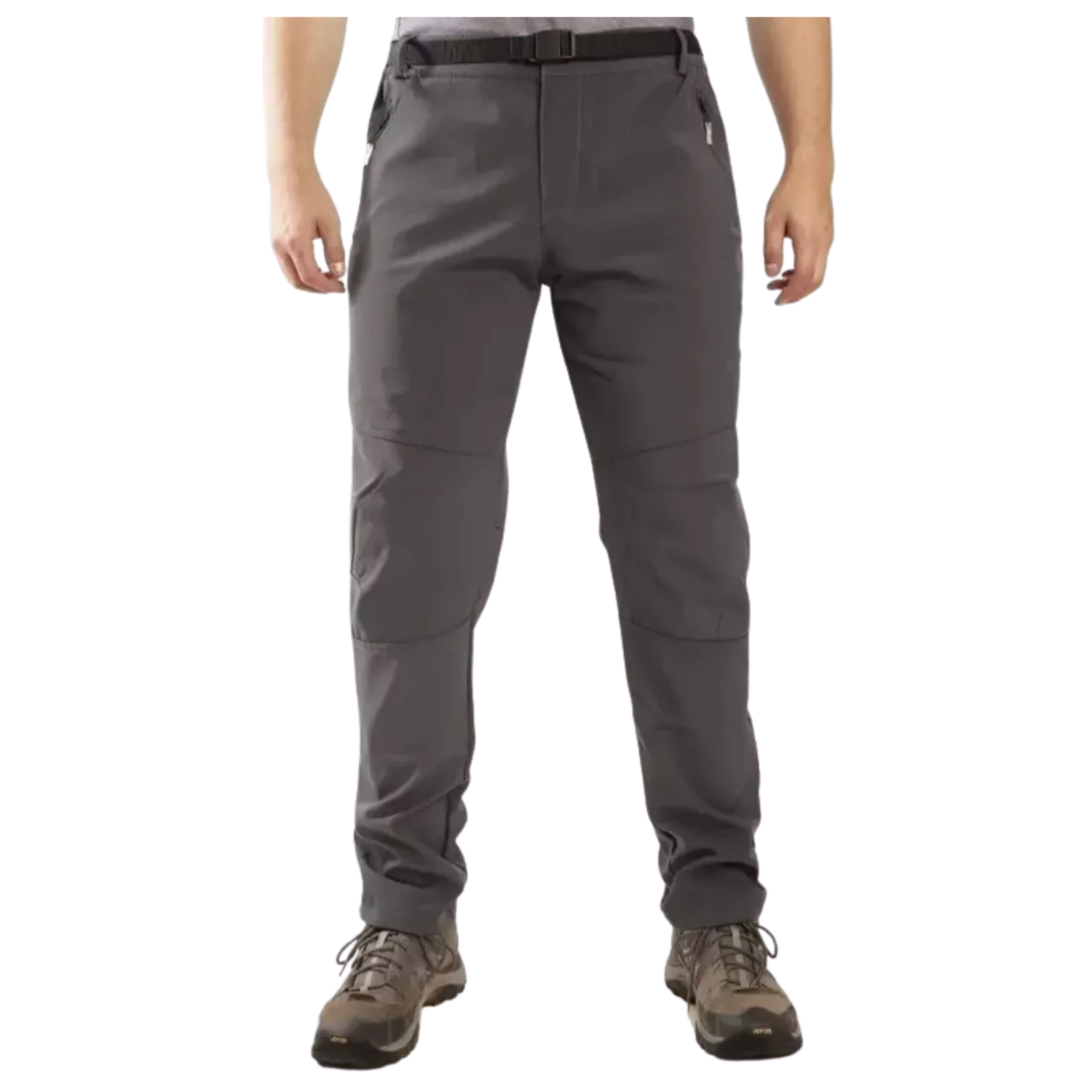 PANTALON HOMBRE EKOI VERDE SOFTSHELL TERMICO IMPERMEABLE CON MICROPOLAR - 5