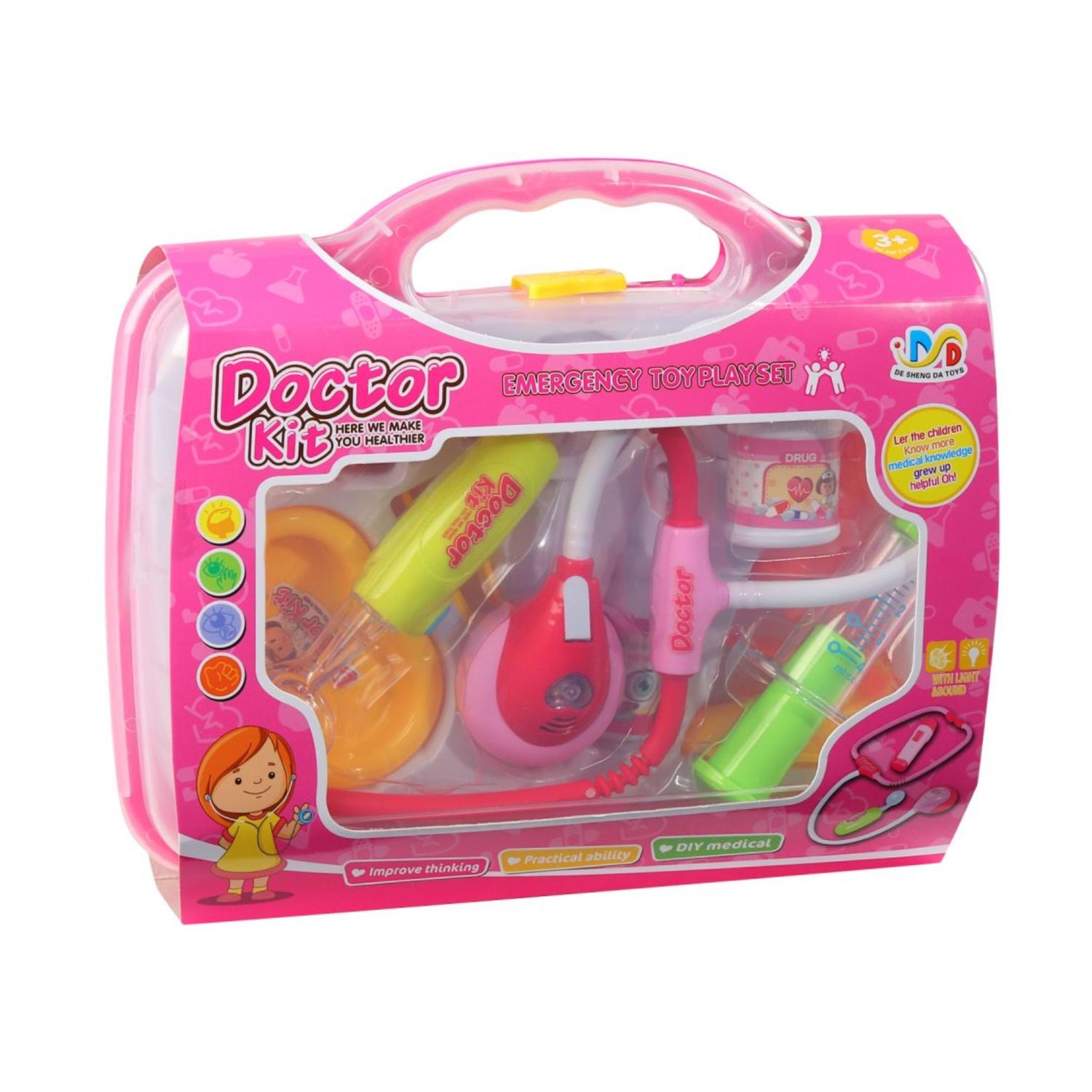 MALETA MALETIN DOCTOR EKOI GRANDE SET DOCTORA JUGUETE - 1