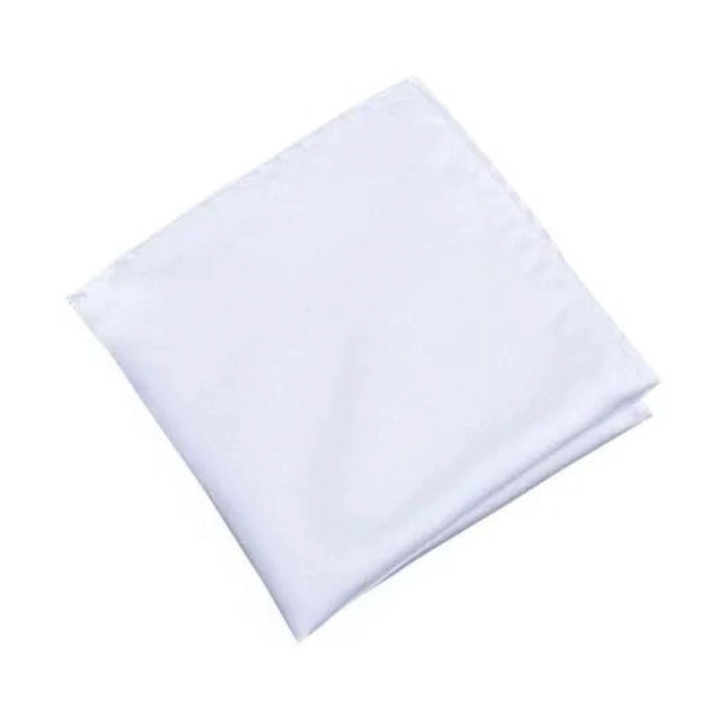PAÑUELO DE TELA BLANCO PARA DESFILE ALGODÓN Y POLIÉSTER - 1