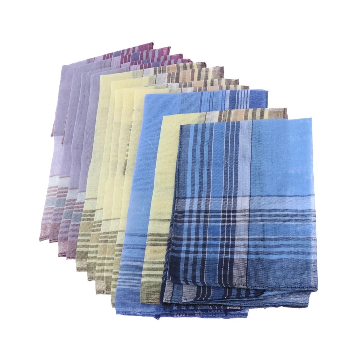 PAÑUELOS ALGODÓN EKOI ASAFLOR MULTICOLOR PARA HOMBRE PACK 12UND - 3