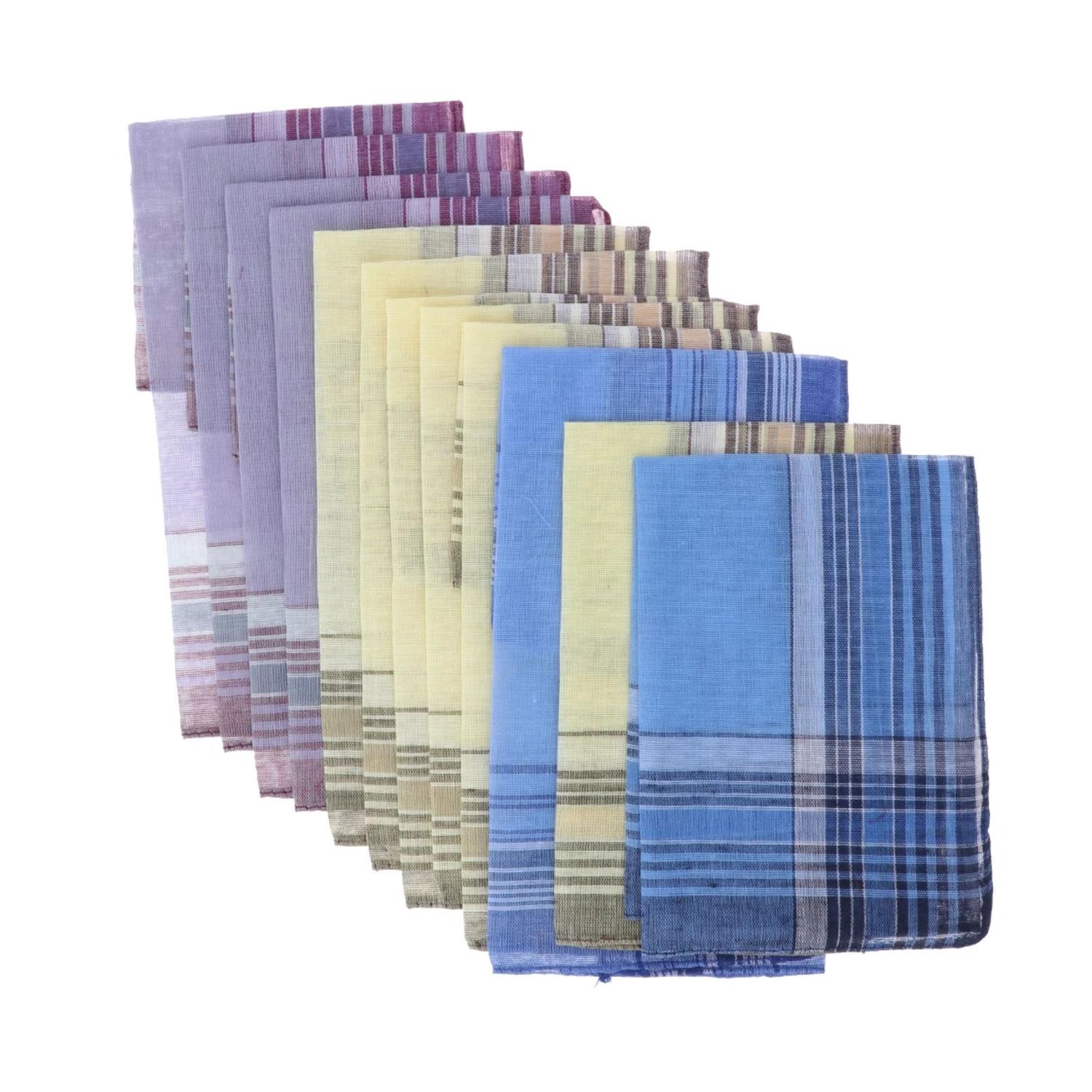 PAÑUELOS ALGODÓN EKOI ASAFLOR MULTICOLOR PARA HOMBRE PACK 12UND - 4