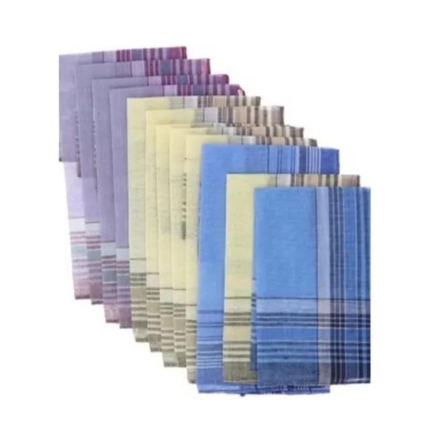 PAÑUELOS ALGODÓN EKOI ASAFLOR MULTICOLOR PARA HOMBRE PACK 12UND - 5