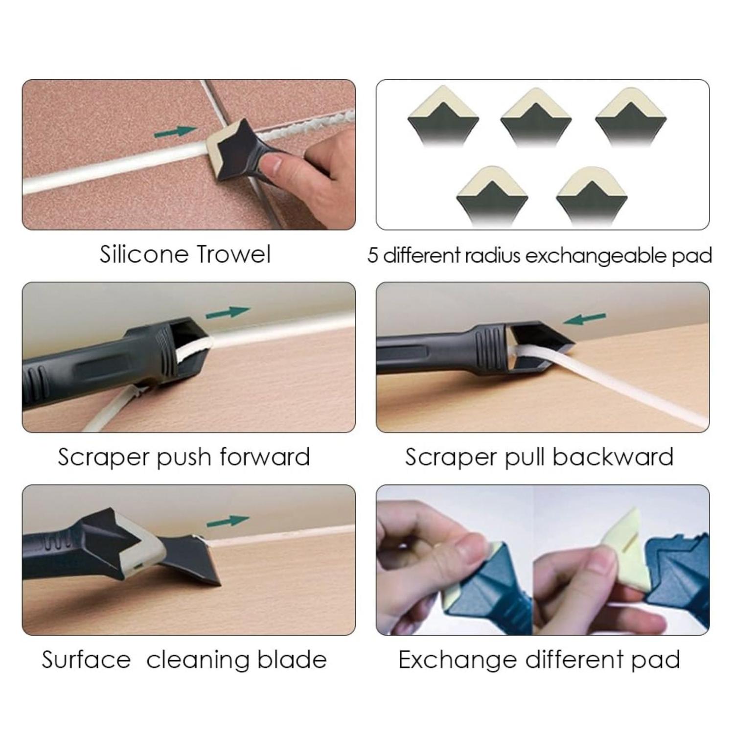 SILICONA RESISTENTE EKOI REMOVEDOR DE SELLADOR HERRAMIENTA - 7
