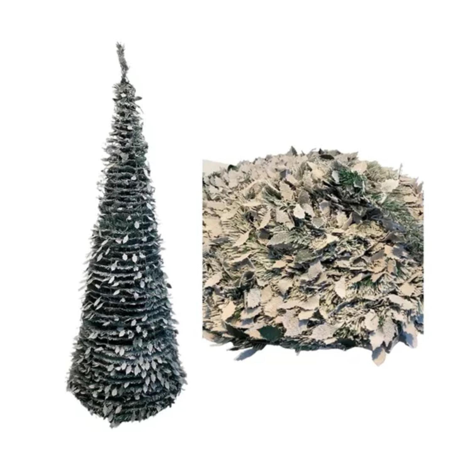 ÁRBOL DE NAVIDAD PLEGABLE DECORACIÓN FELICES FIESTAS - 2