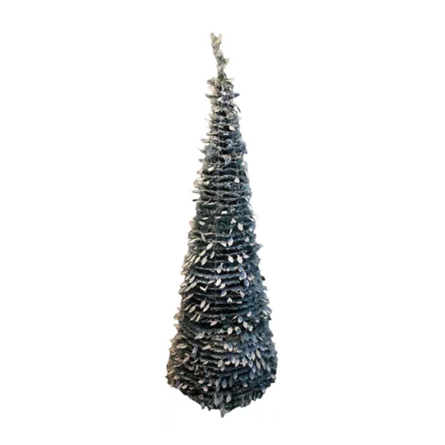 ÁRBOL DE NAVIDAD PLEGABLE DECORACIÓN FELICES FIESTAS - 4