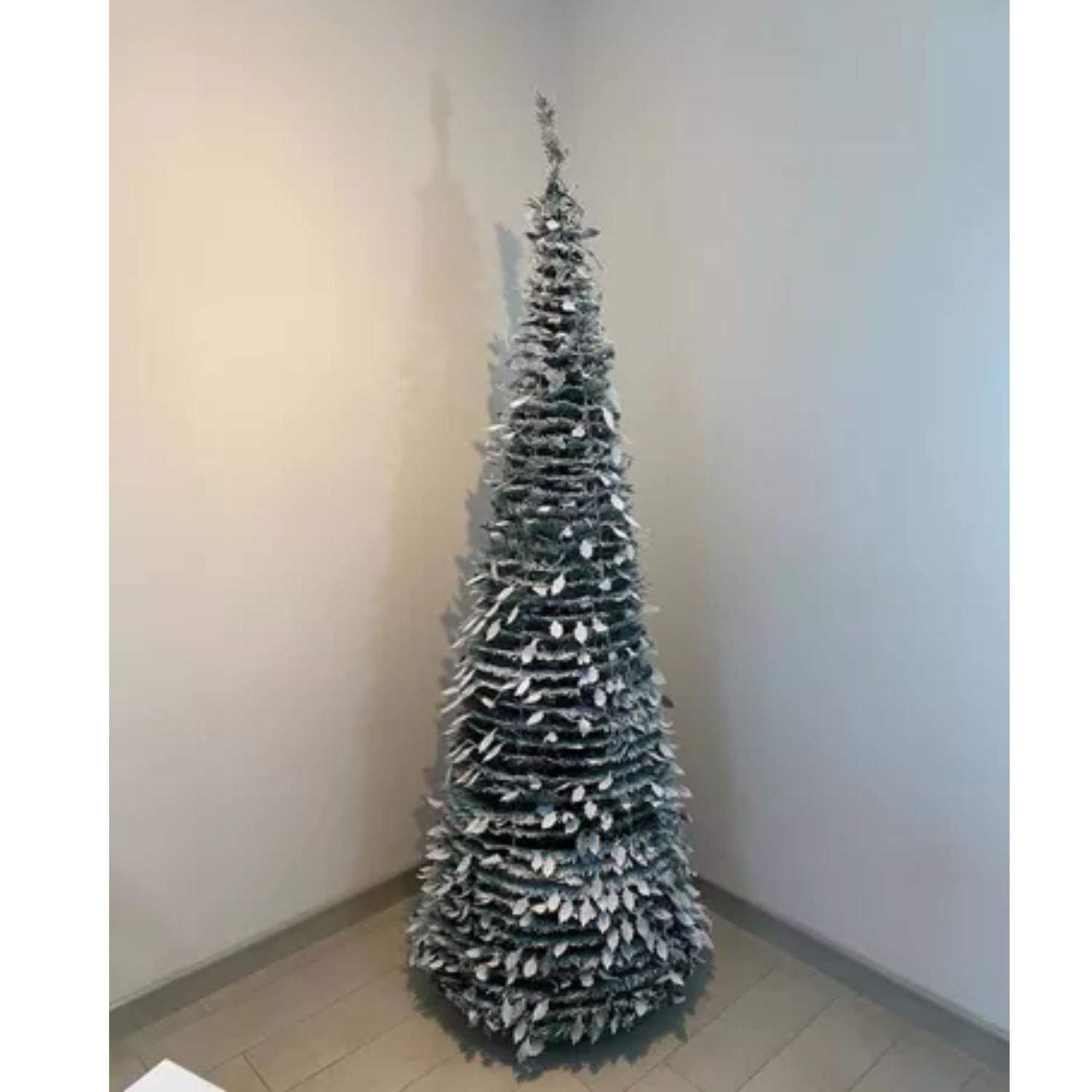 ÁRBOL DE NAVIDAD PLEGABLE DECORACIÓN FELICES FIESTAS - 5