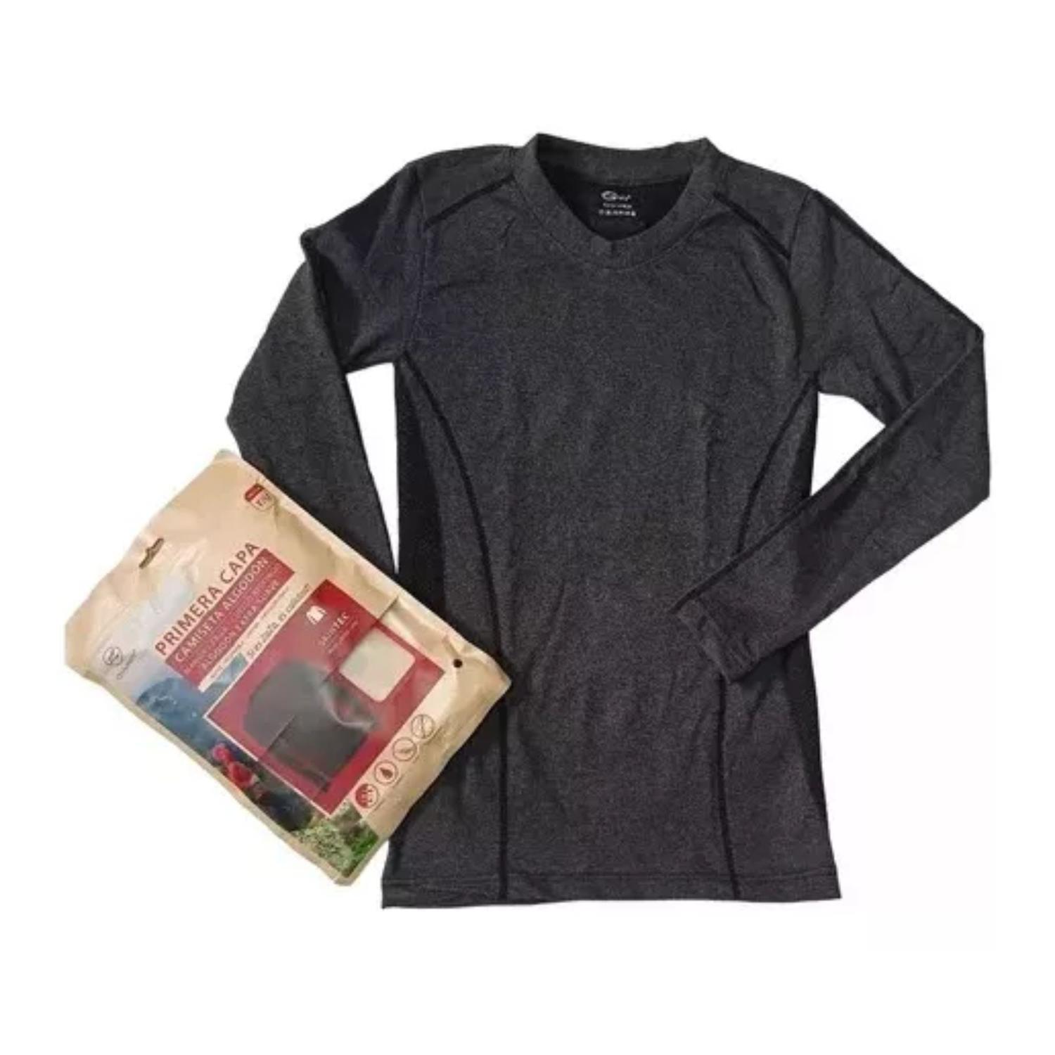 POLERA SEGUNDA CAPA MEDIO CIERRE OUTDOOR ML HOMBRE - 6