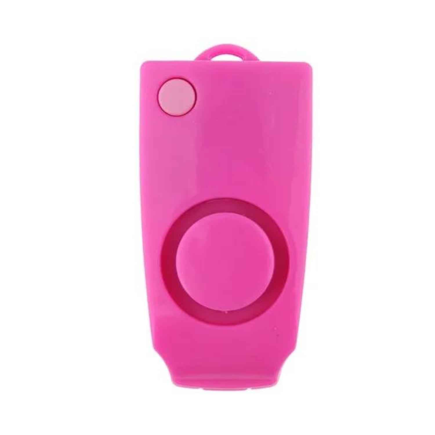 ALARMA EKOI PERSONAL AUTODEFENSA ROBO SEGURIDAD EMERGENCIA 130DB TAMAÑO TALLA ÚNICA ROSA LLAVERO - 1