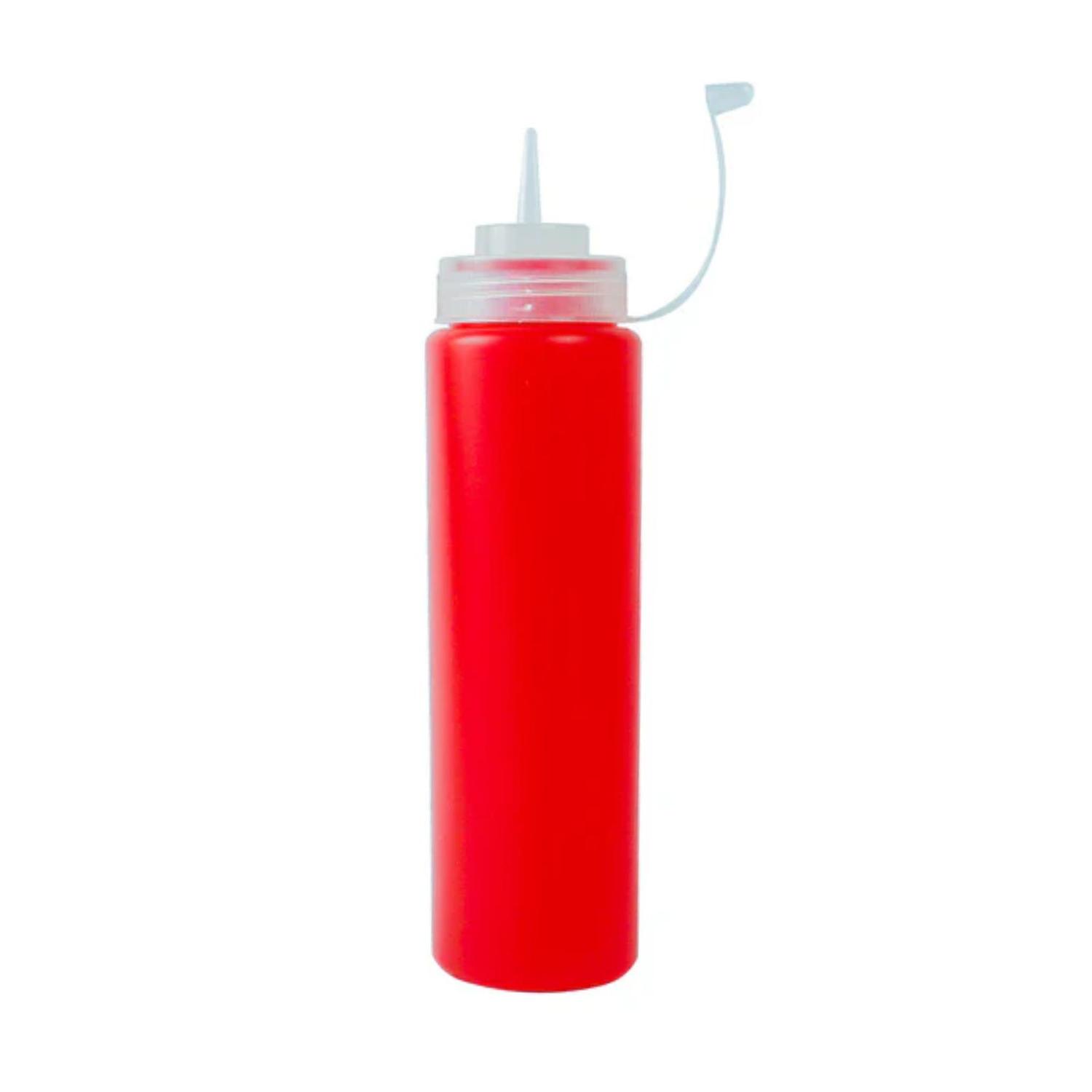 SET DE 2 DISPENSADORES PARA SALSA POTE DE SALSAS DISPENSADOR TAMAÑO TALLA ÚNICA BLANCO-ROSA - 2
