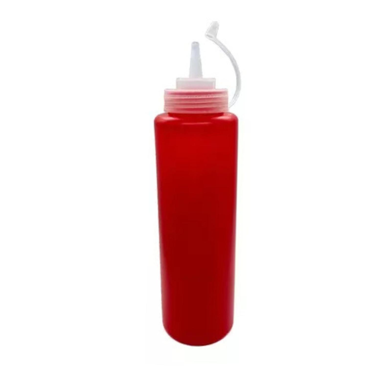 SET DE 2 DISPENSADORES PARA SALSA POTE DE SALSAS DISPENSADOR TAMAÑO TALLA ÚNICA BLANCO-ROSA - 5