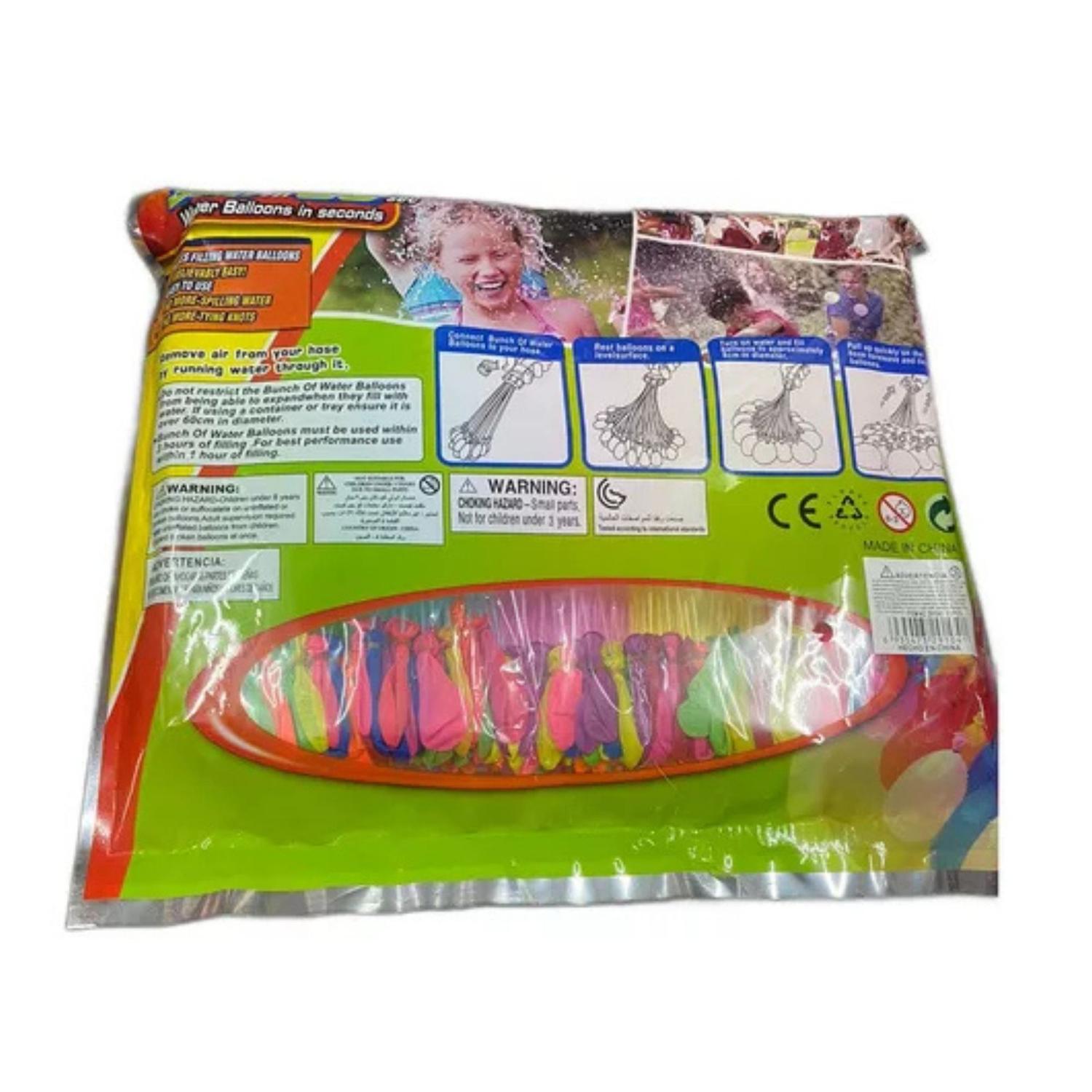 SET 10 RACIMOS DE BOMBITAS AGUA + ADAPTADOR VERANO ROJO - 7