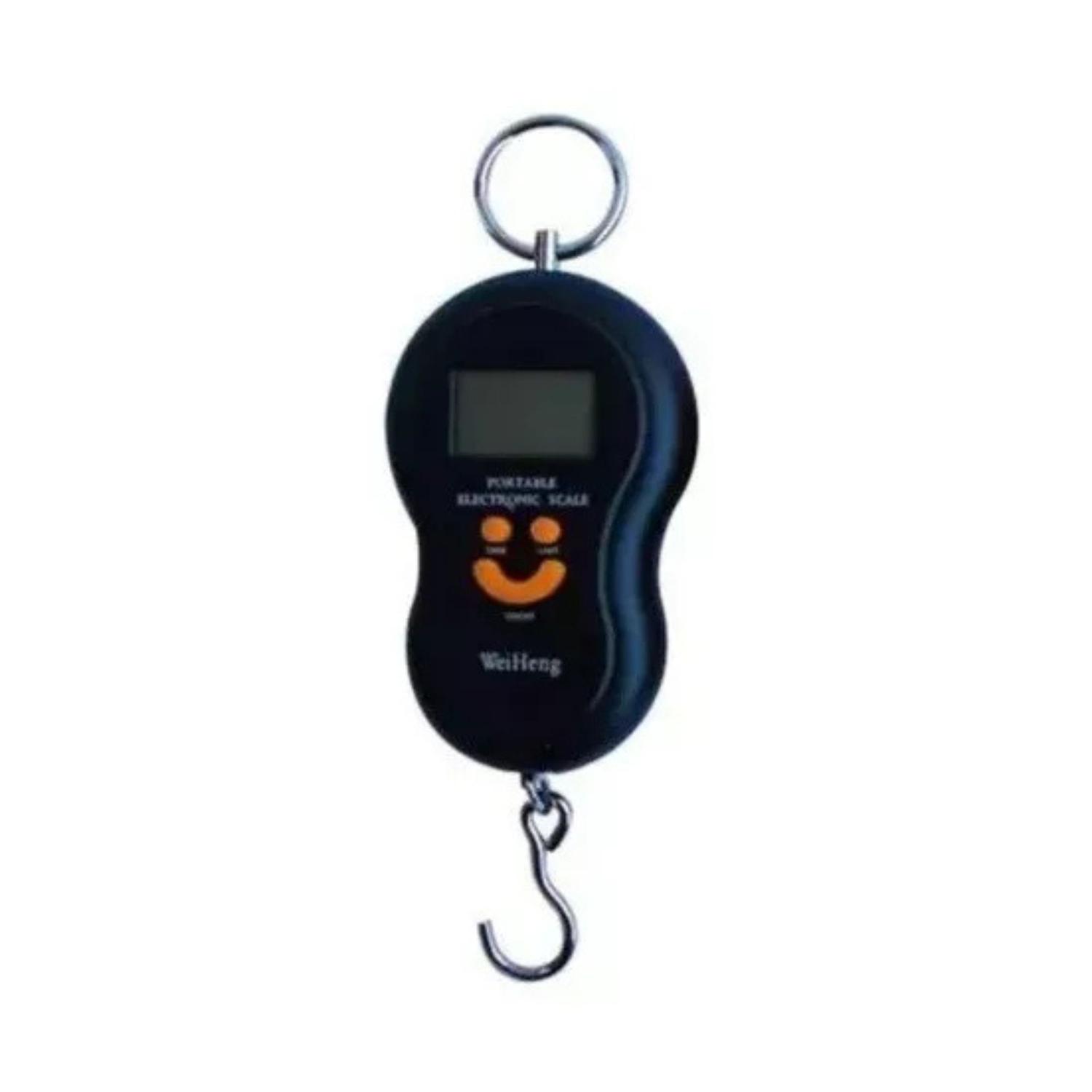 BALANZA ELECTRÓNICA PORTÁTIL DIGITAL COLGANTE EQUIPAJE VIAJE NEGRO TAMAÑO TALLA ÚNICA - 3