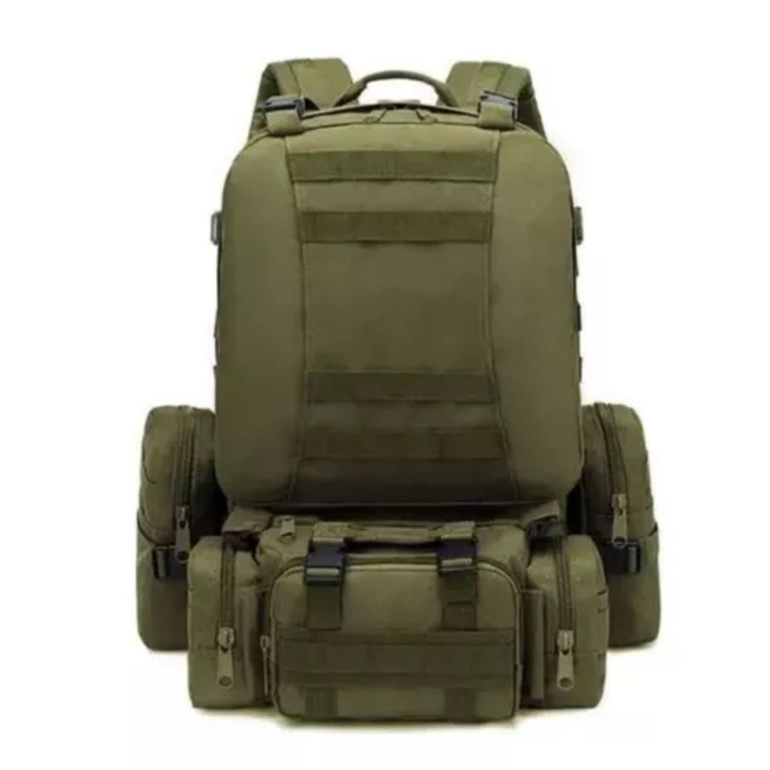 MOCHILA DEPORTIVA CAMPING IMPERMEABLE 60 LITROS - 3