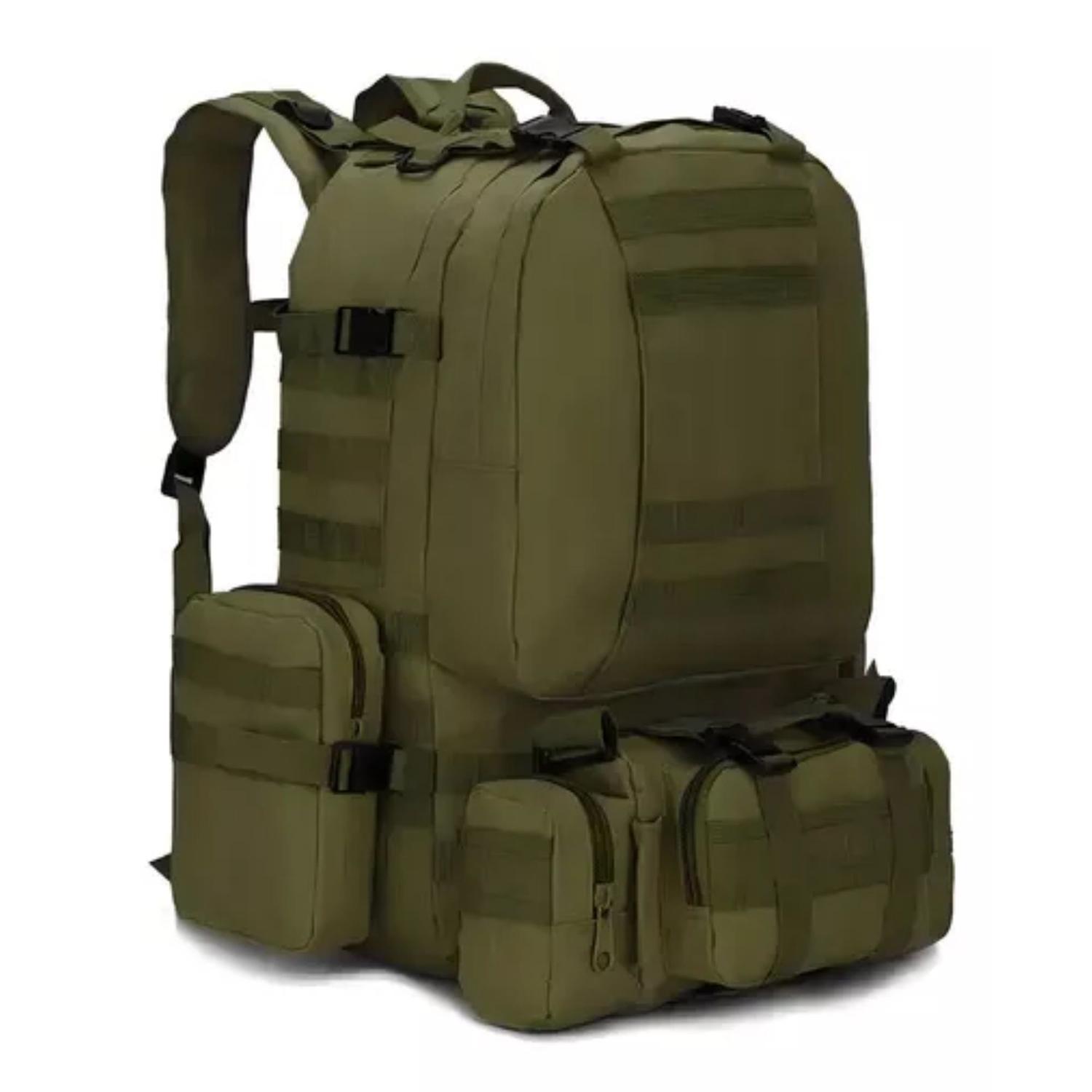 MOCHILA DEPORTIVA CAMPING IMPERMEABLE 60 LITROS - 4