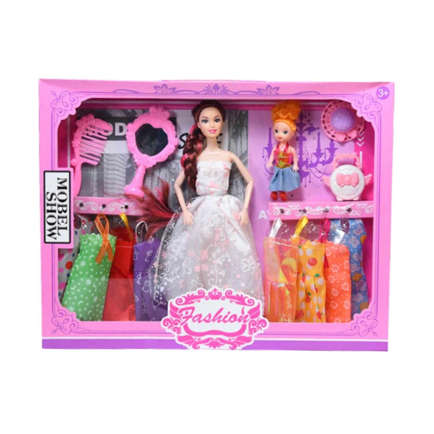 MUÑECA EKOI ROSA ARMARIO ROPA VESTUARIO NIÑA JUGUETE FASHION - 1