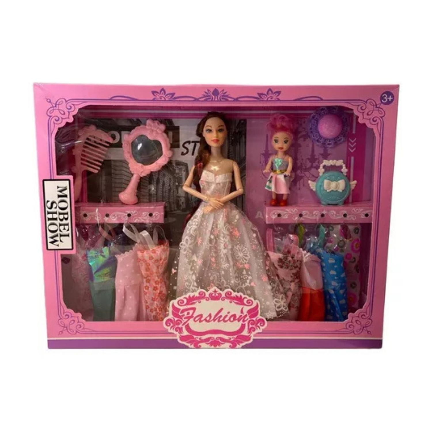 MUÑECA EKOI ROSA ARMARIO ROPA VESTUARIO NIÑA JUGUETE FASHION - 2