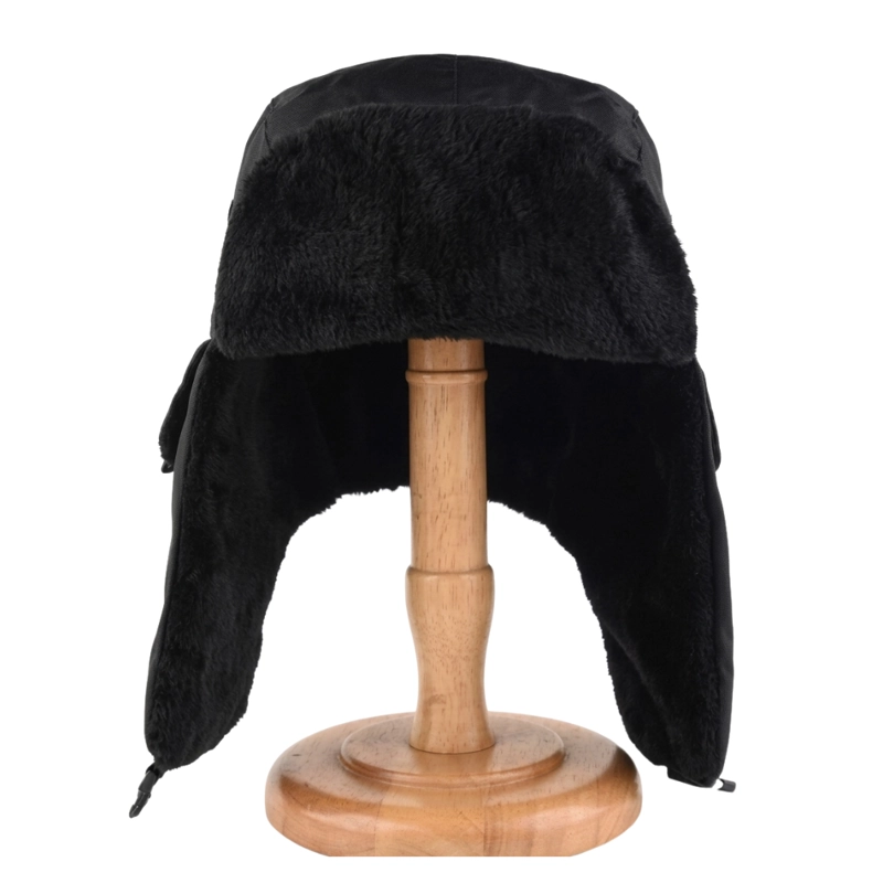 GORRO RUSO UNISEX CÁLIDO DE LONA INVIERNO MODO AVIADOR - 3