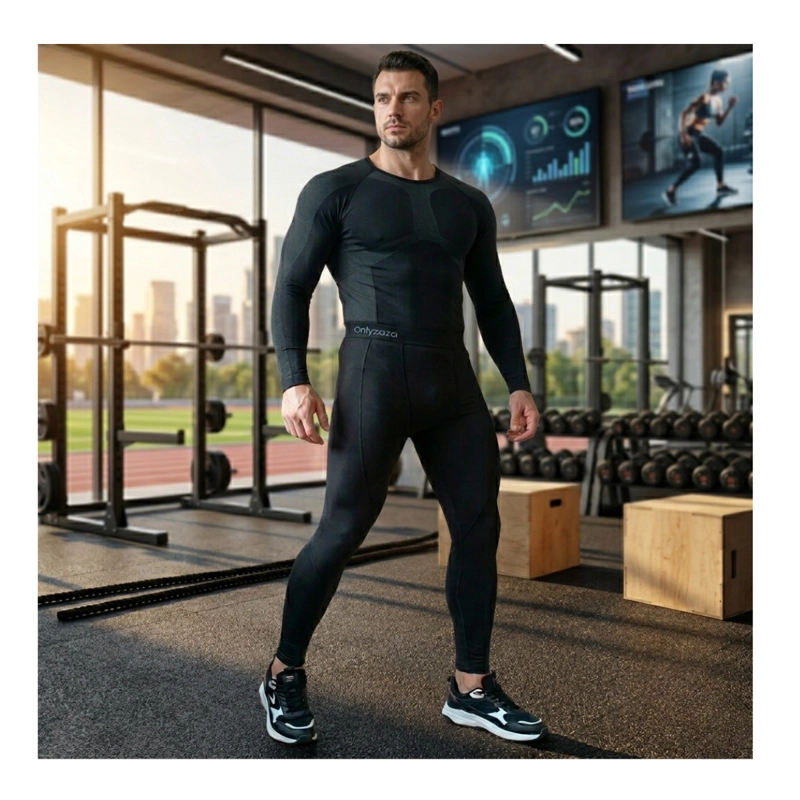 SET PRIMERA CAPA HOMBRE, CAMISETA Y CALZA COMPRESION TÉRMICOS - 7