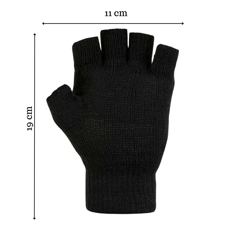 SET INVIERNO TÉRMICO GORRO BEANIE + GUANTES SIN DEDOS + CUELLO - 7