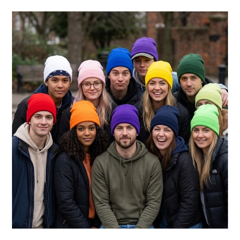 PACK 12 GORROS ADULTOS UNISEX OTOÑO/INVIERNO SURTIDO - 7