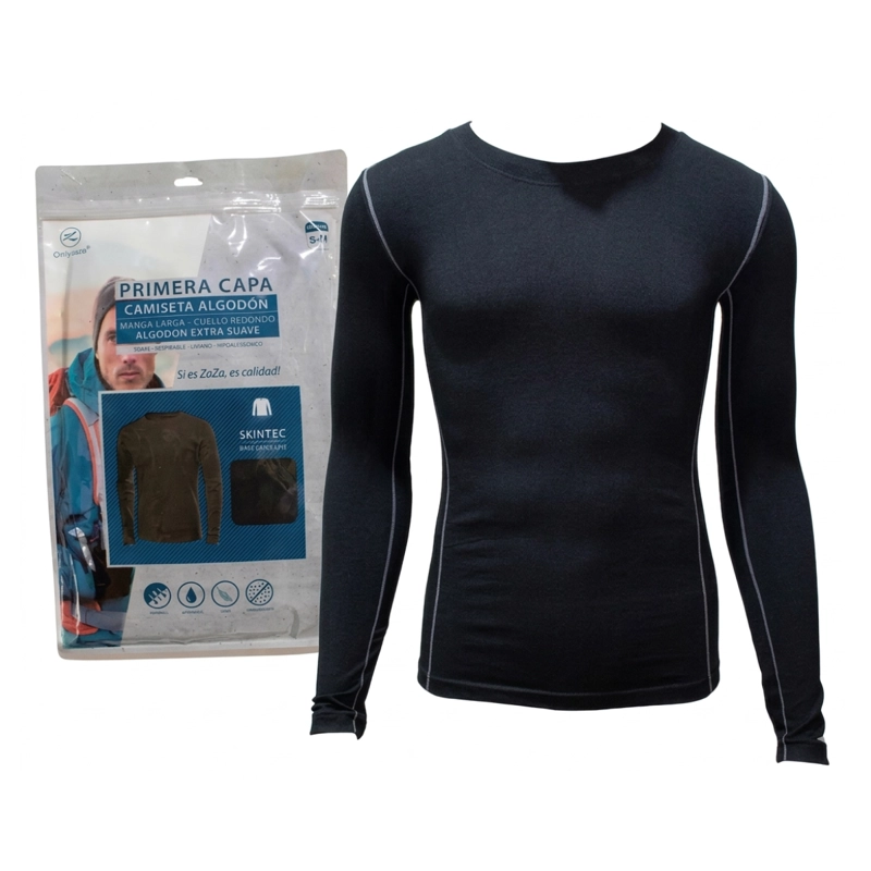 CAMISETA PRIMERA CAPA ALGODÓN HOMBRE INVIERNO - 3