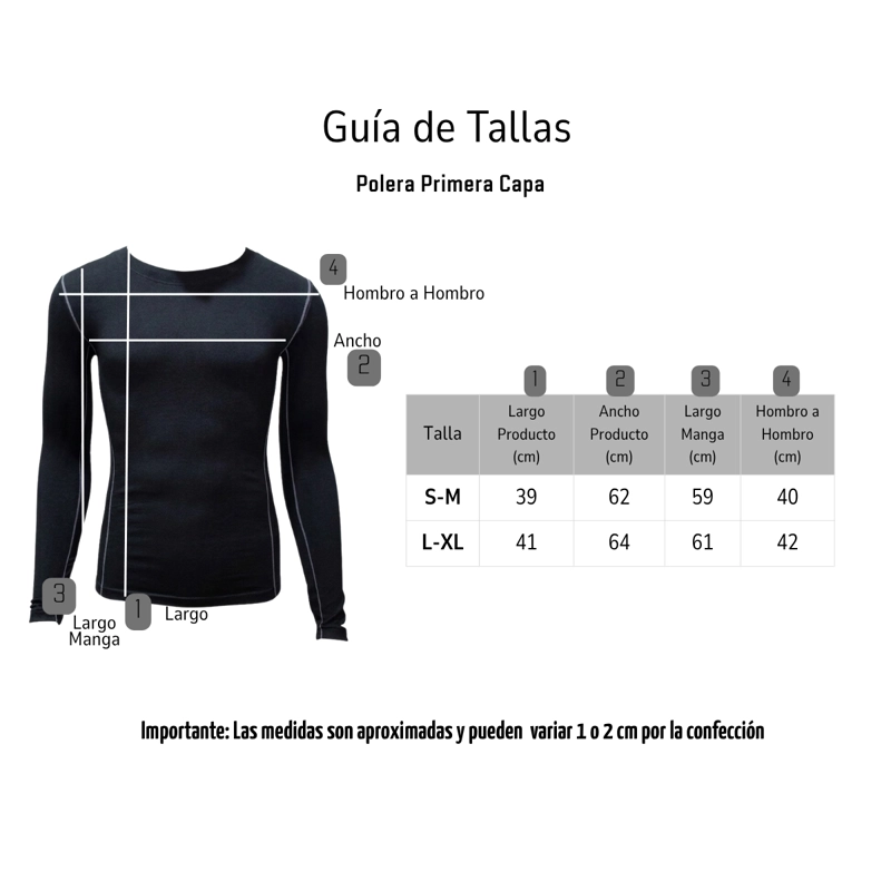 CAMISETA PRIMERA CAPA ALGODÓN HOMBRE INVIERNO - 6