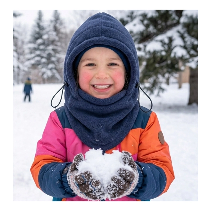 GORRO PASAMONTAÑAS DE POLAR PARA NIÑOS ABRIGO INVIERNO FRIO - 1