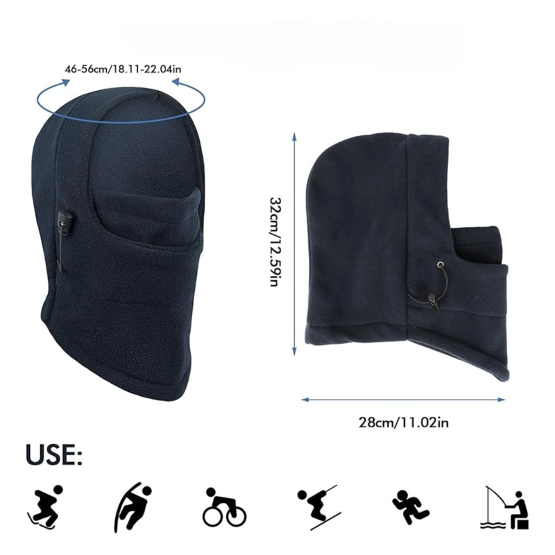 GORRO PASAMONTAÑAS DE POLAR PARA NIÑOS ABRIGO INVIERNO FRIO - 2