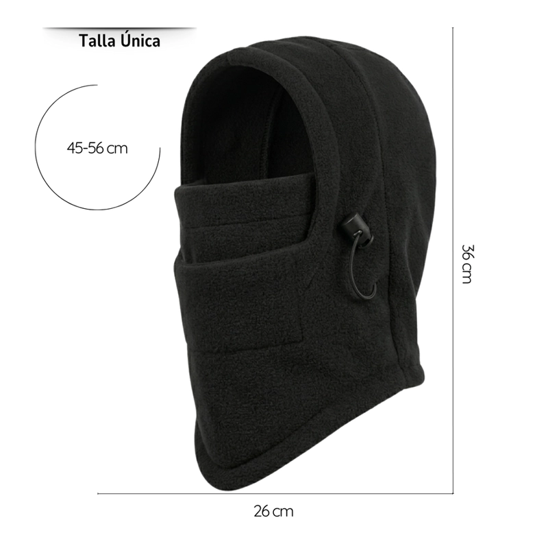 GORRO PASAMONTAÑAS DE POLAR PARA NIÑOS ABRIGO INVIERNO FRIO - 7
