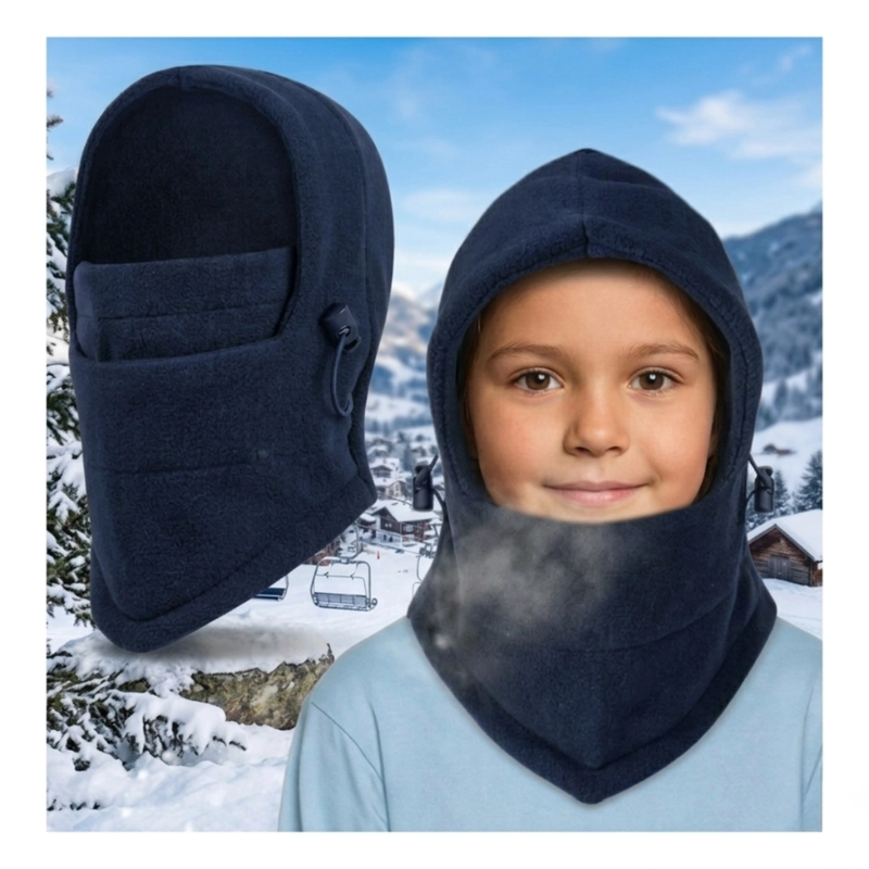 GORRO PASAMONTAÑAS DE POLAR PARA NIÑOS ABRIGO INVIERNO FRIO - 8