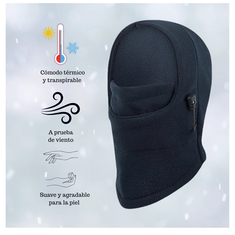 GORRO PASAMONTAÑAS DE POLAR PARA NIÑOS ABRIGO INVIERNO FRIO - 11