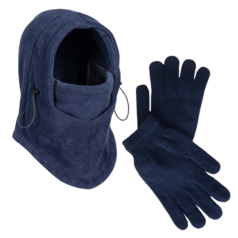 SET INVIERNO INFANTIL GORRO PASAMONTAÑA + GUANTES DE LANA - 3