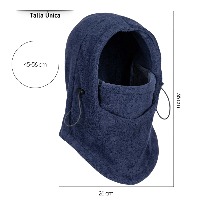 SET INVIERNO INFANTIL GORRO PASAMONTAÑA + GUANTES DE LANA - 8