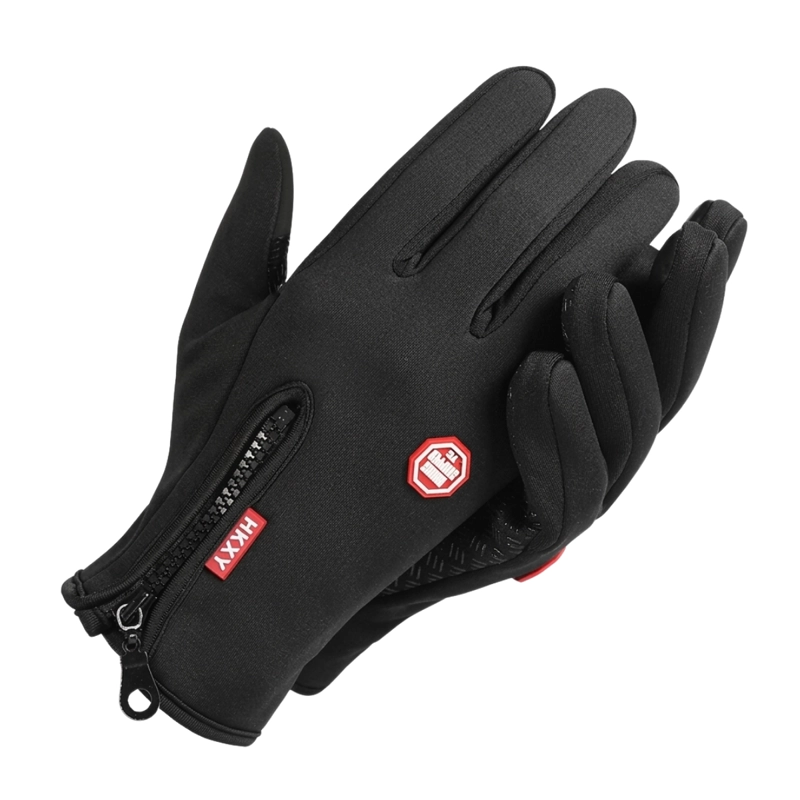 GUANTES TÉRMICOS E IMPERMEABLES PARA CICLISMO Y RUNNING CON PANTALLA TÁCTIL Y PALMA ANTIDESLIZANTE - 2