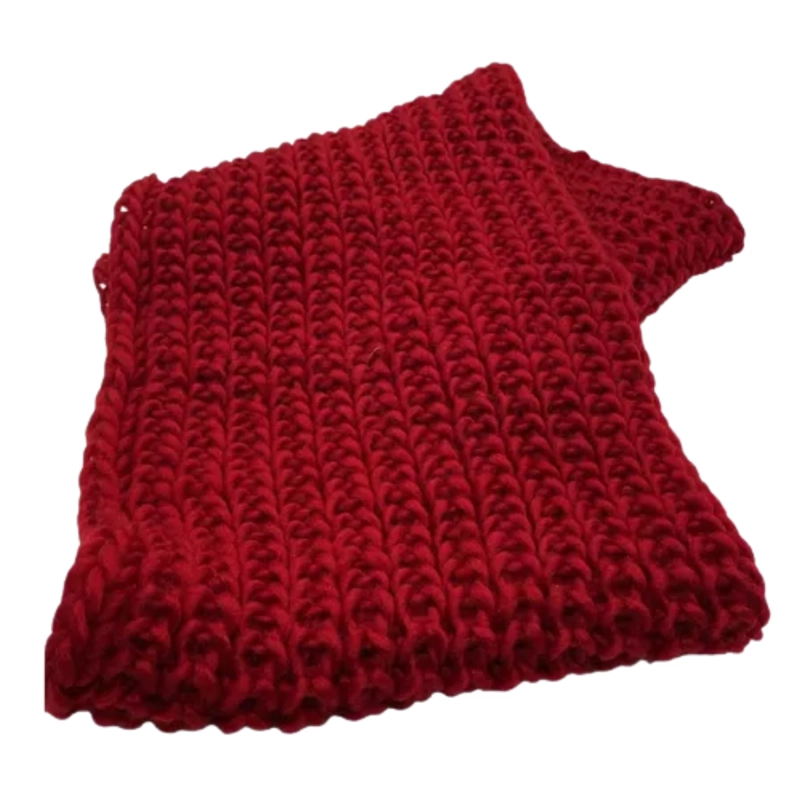 BUFANDA CUELLO ESTILO PUNTO INGLES ELEGANTE INVIERNO VIENTO - 2