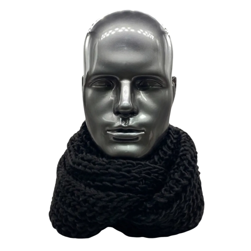BUFANDA CUELLO ESTILO PUNTO INGLES ELEGANTE INVIERNO VIENTO - 7