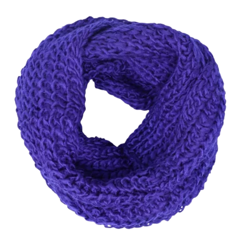BUFANDA CUELLO ESTILO PUNTO INGLES ELEGANTE INVIERNO VIENTO - 10