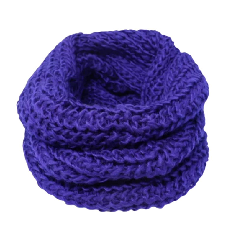 BUFANDA CUELLO ESTILO PUNTO INGLES ELEGANTE INVIERNO VIENTO - 11