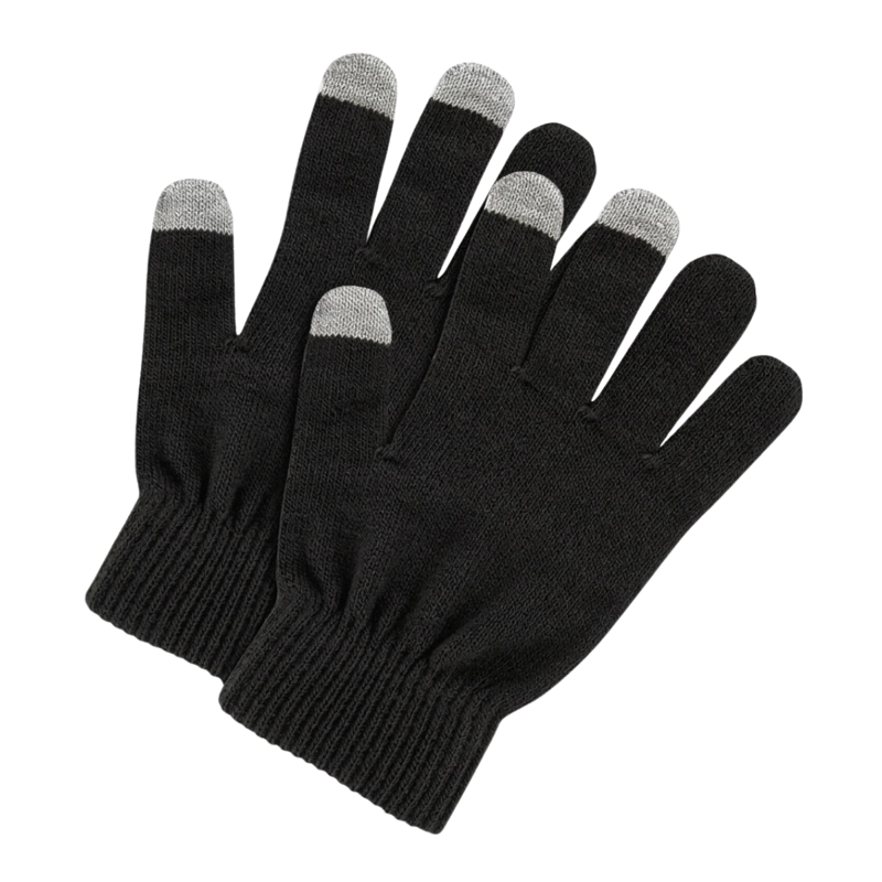 PACK 12 GUANTES DE LANA TÉRMICOS CON PUNTA TOUCH TÁCTIL DEDOS - 2