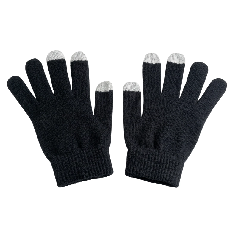 PACK 12 GUANTES DE LANA TÉRMICOS CON PUNTA TOUCH TÁCTIL DEDOS - 5