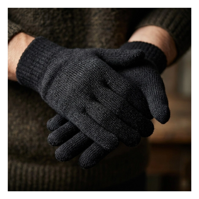 GUANTES DE INVIERNO DOBLE LANA ADULTOS Y JOVENES - 2