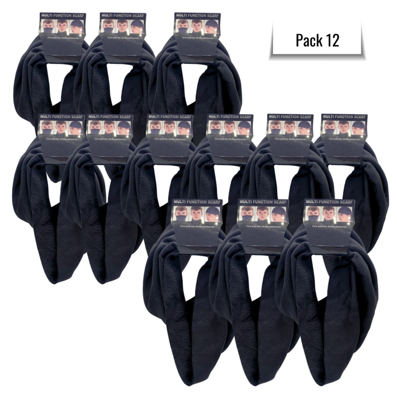 PACK 12 BANDANAS CUELLO MASCARILLA MULTIFUNCIONAL MICROPOLAR - 2