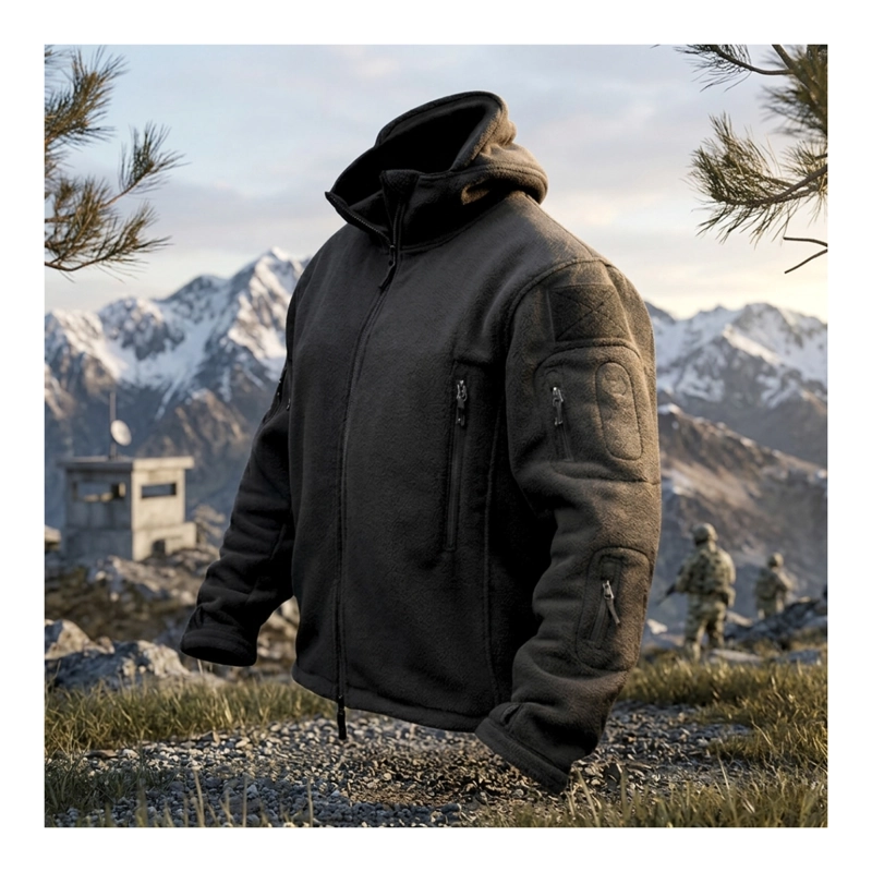POLAR CHAQUETA POLERÓN MICROPOLAR TÁCTICO INVIERNO - 6