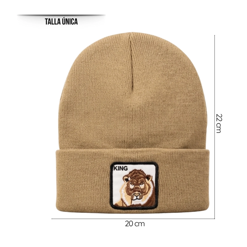 PACK DE 3 GORROS BEANIES LANA ANIMALES COLORES Y DISEÑOS SURTIDOS - 4